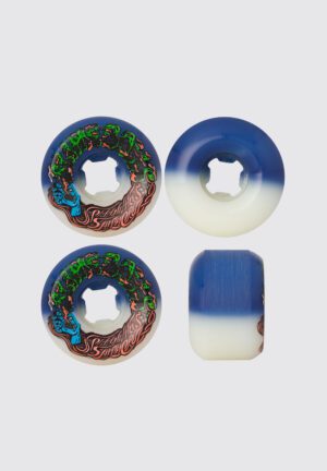 Slime Balls Vomit Mini II 97A 53mm Skateboard Wheels - White/Blue